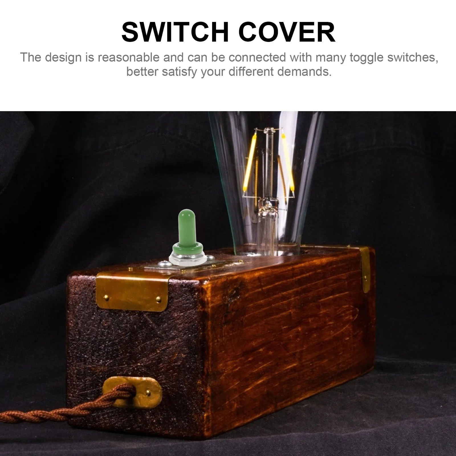 

5 Pcs Waterproof Toggle Switch Covers Premium Silicone Bright Color Dust Proof Protective Caps For Switches Electrical