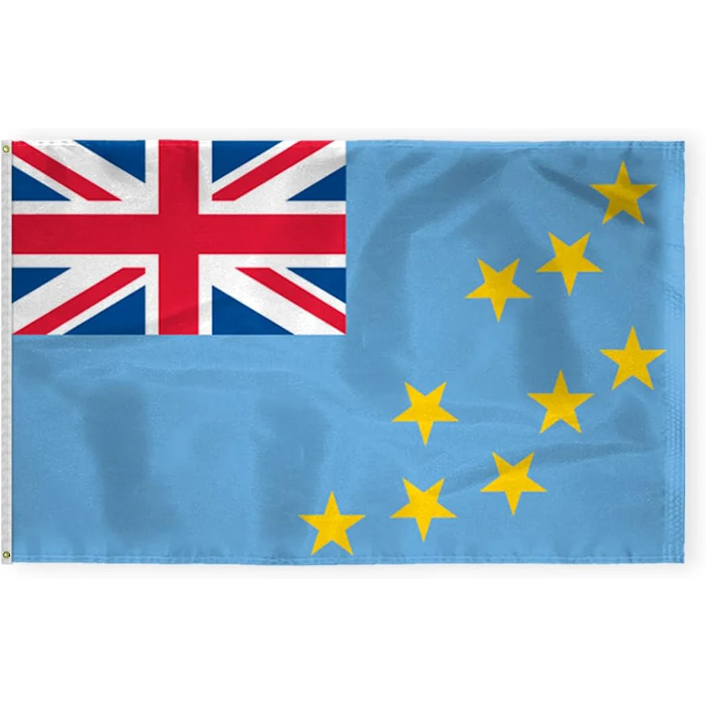 Directly Delivery 100% Polyester Tuvalu Flag