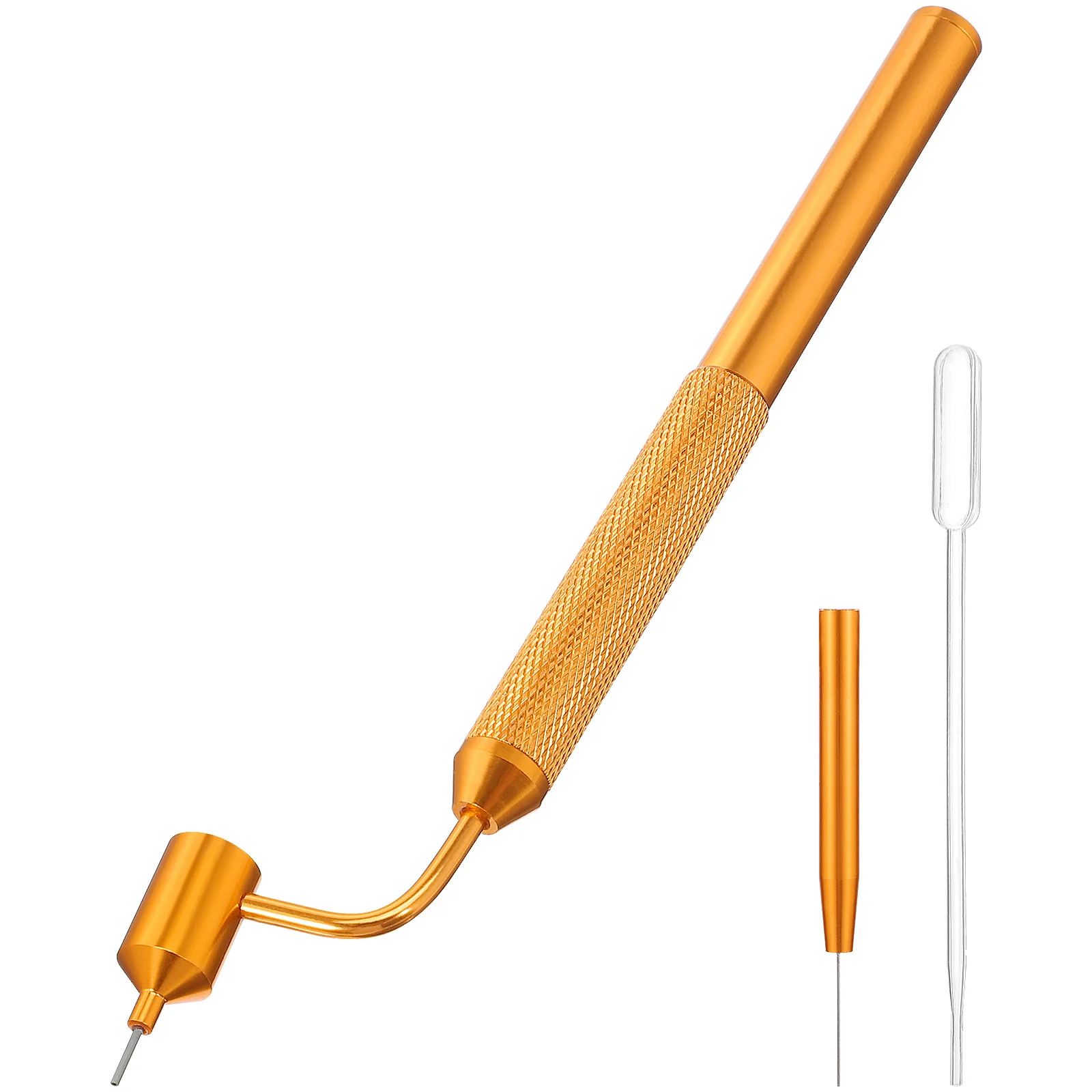 Fillable Fine Line Paint Pen with Fluid Ink Needle Dropper Car Scratch Repair Applicator for Tire and Auto Surface Marking