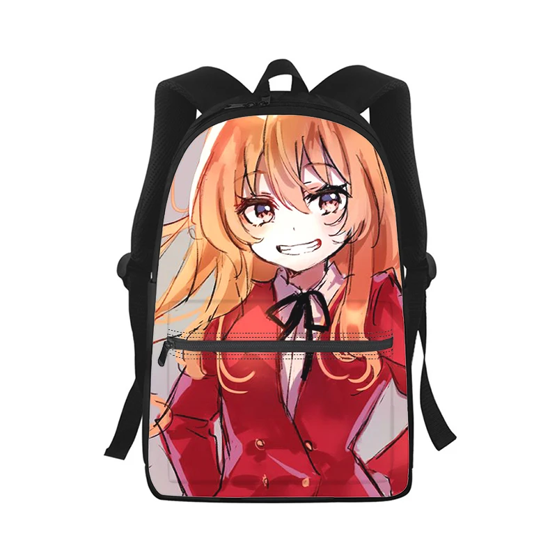 

Anime Toradora Aisaka Taiga Men Women Backpack 3D Print Fashion Student School Bag Laptop Backpack Kids Travel Shoulder Bag