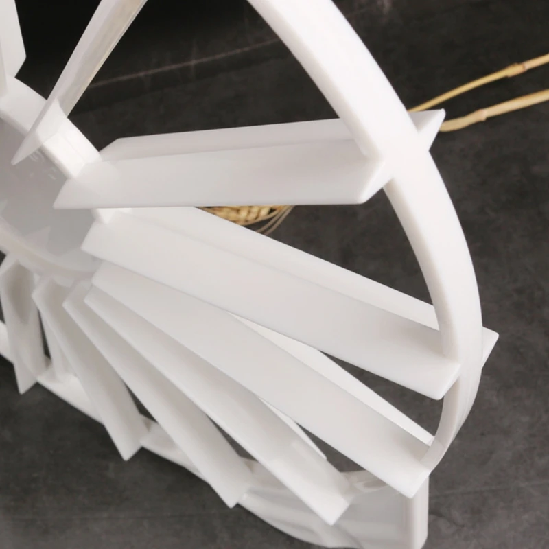 14/16 قطعة من أدوات الخبز المستديرة ذات الجزء المتساوي باللون الأبيض #2