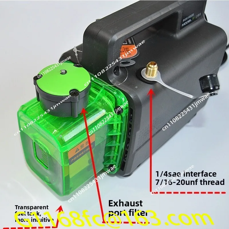 Air Conditioner Vacuum Pump R32 Refrigerant Copper Tube Evacuated F12345 L Rapid Vacuum Pump Installed