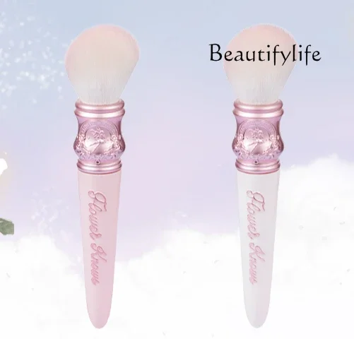 Flower knowledge Midsummer night blush brush wool evenly powder skin-friendly soft powder