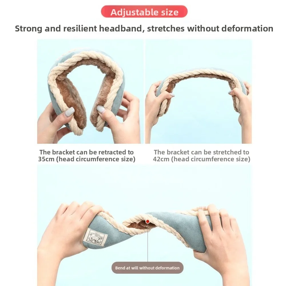 Fashion Soft Winter Ear Muffs Fleece Casual Warm Earflaps Cosy Earmuffs Unisex