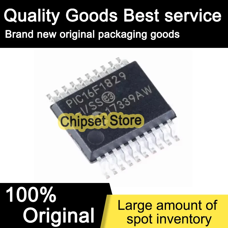 

2pcs PIC16F1829-I/SS PIC16F1829 I SS SSOP 100% Brand new