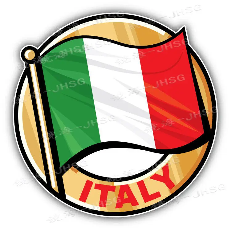 

Italian Flag Slogan Car Bumper Stickers Stickers - External Decoration Accessories for Cars and Motorcycles