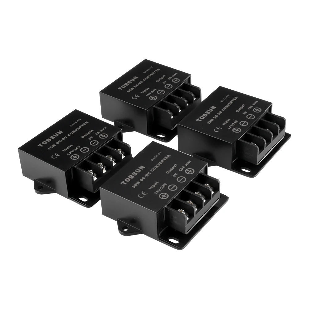 DC10-35V to 5V DC трансформатор 3A 5A 10A 15A Преобразователь мощности 15W 25W 50W 75W регулятор напряжения понижающий модуль