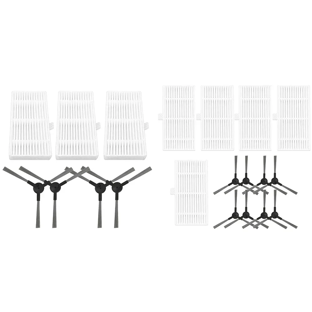 Seitenbürsten-Filter-Set für Cecotec 999 Staubsauger, Ersatz-Ersatzteile für Haushaltsstaubsauger