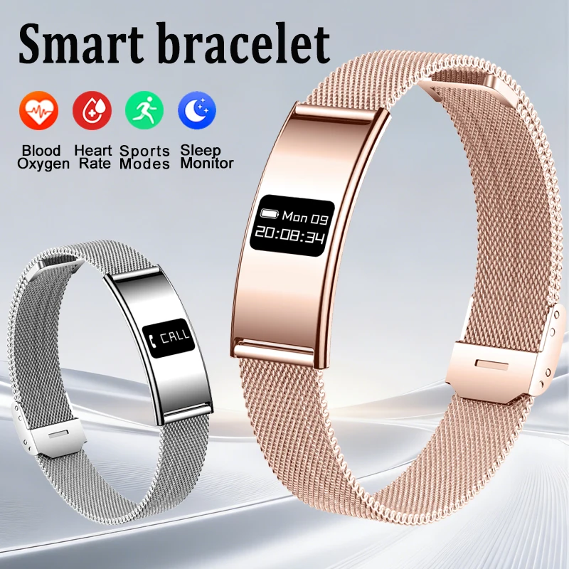 

2026 New10ATM Waterproof Smart Bracelet Men Heart Rate Sleep Monitoring Fitness Tracker Sports Wristband Fashion Women Bracelet