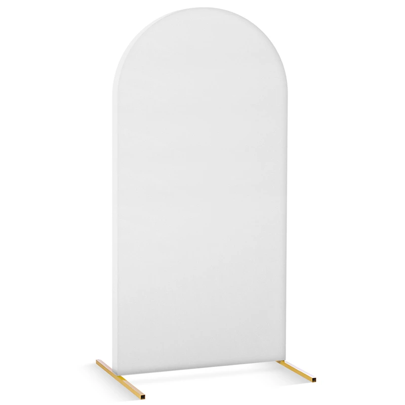 Tampa do arco do casamento para a decoração do banquete, Cabido Arch Stand Covers, Top redondo para festa de aniversário, 7.2ft