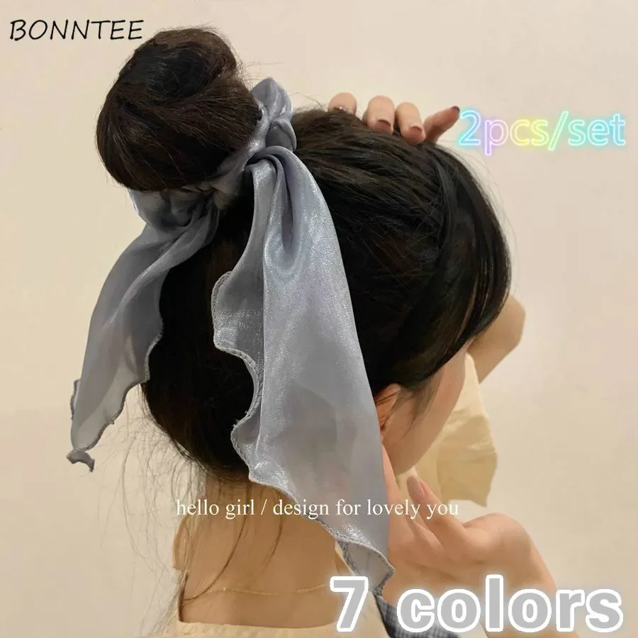 Headwear Women All-match Design Temperament Summer Simple Soft Elastic Sweet Girls Stylish Casual Fairy Kawaii Accessories Newly