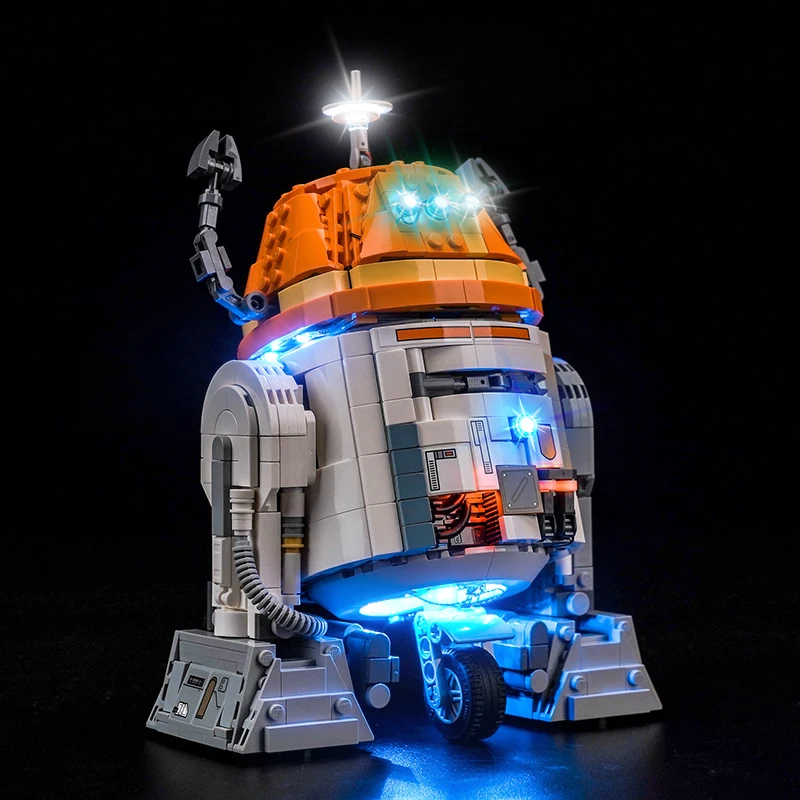 Set di illuminazione LED Lazishi 75416 adatto per Chopper (C1-10P) ™    Astromech Droid Lighting Gift (escluse i blocchi)