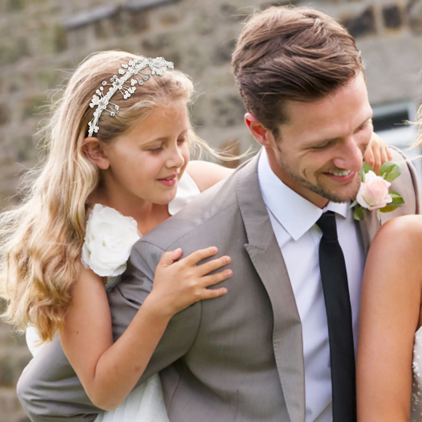 

Повязка на голову для девочек и подростков, украшенная жемчугом и кристаллами, для свадьбы, девичника, дня рождения, годовщины, причастия