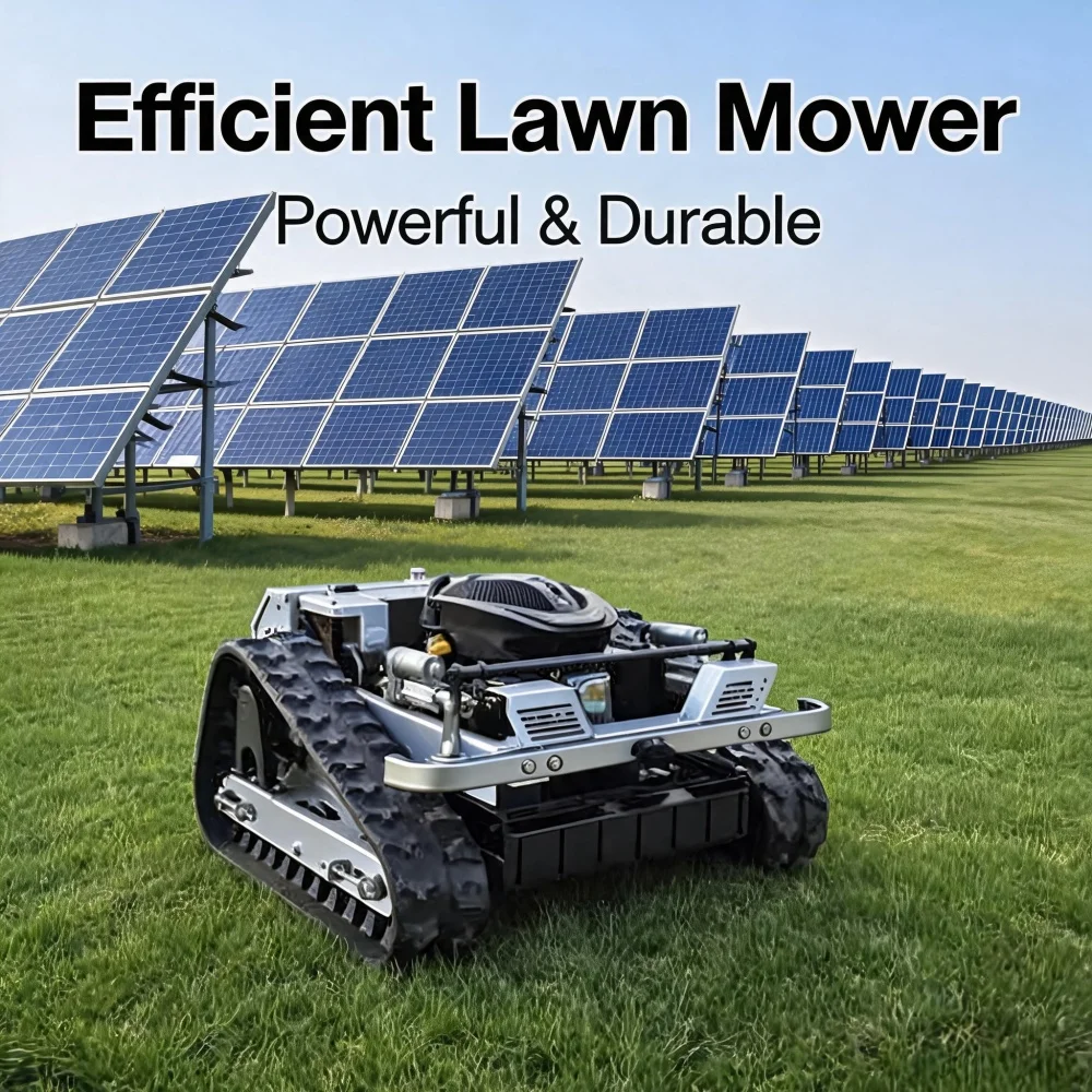Customization High Efficiency Mower 800mm Cutting Width Tracked Lawn Trimmer Zero Turn Remote Control CE Certified