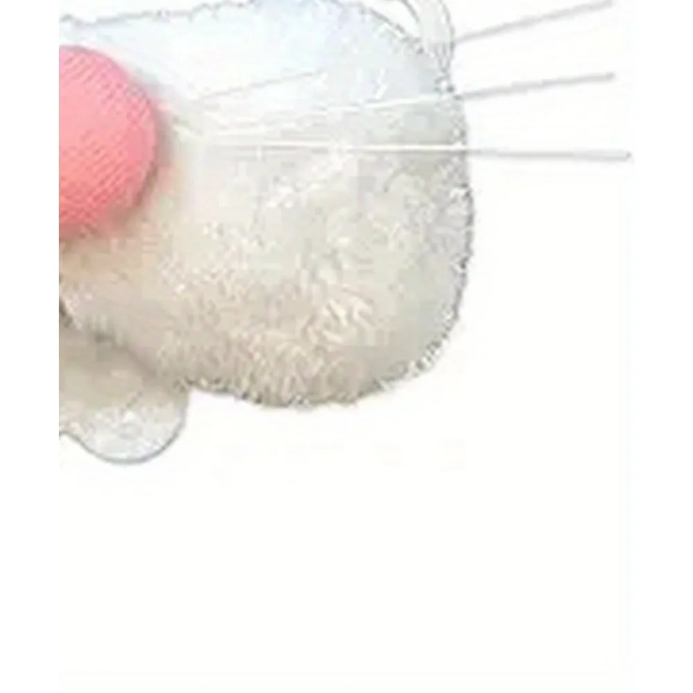 PESENARPlush Bunny Nose Suministros para fiesta de Pascua Accesorios para disfraces de Halloween Blanco Rosa