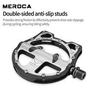 GOLDIX Bicycle Pedal Cartoon Panda Shape 3 Bearing Aluminum Alloy Folding Bike Pedal Non-Slip Mtb Road Bicycle Pedal