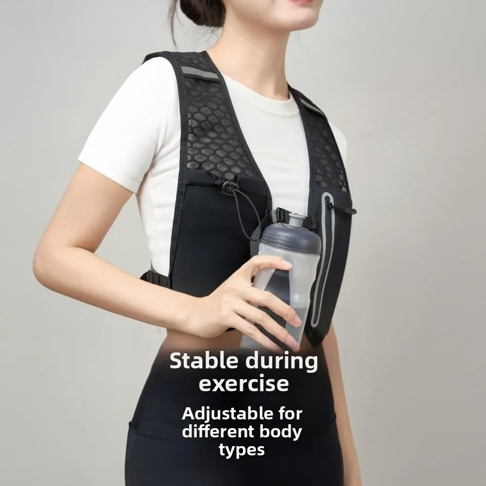 Breathable Hydration Running Vest Lightweight Non-Slip Bladder Chest Pack Convenient Waterproof Water Backpack Phone Bag