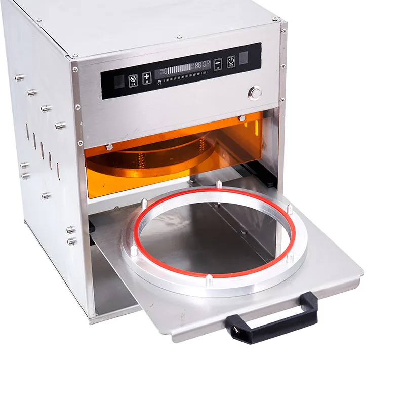 Portable Semi-Automatic Paper Plastic Yogurt Cup Tray Box Container Packing Sealing Machine for Plastics Packages