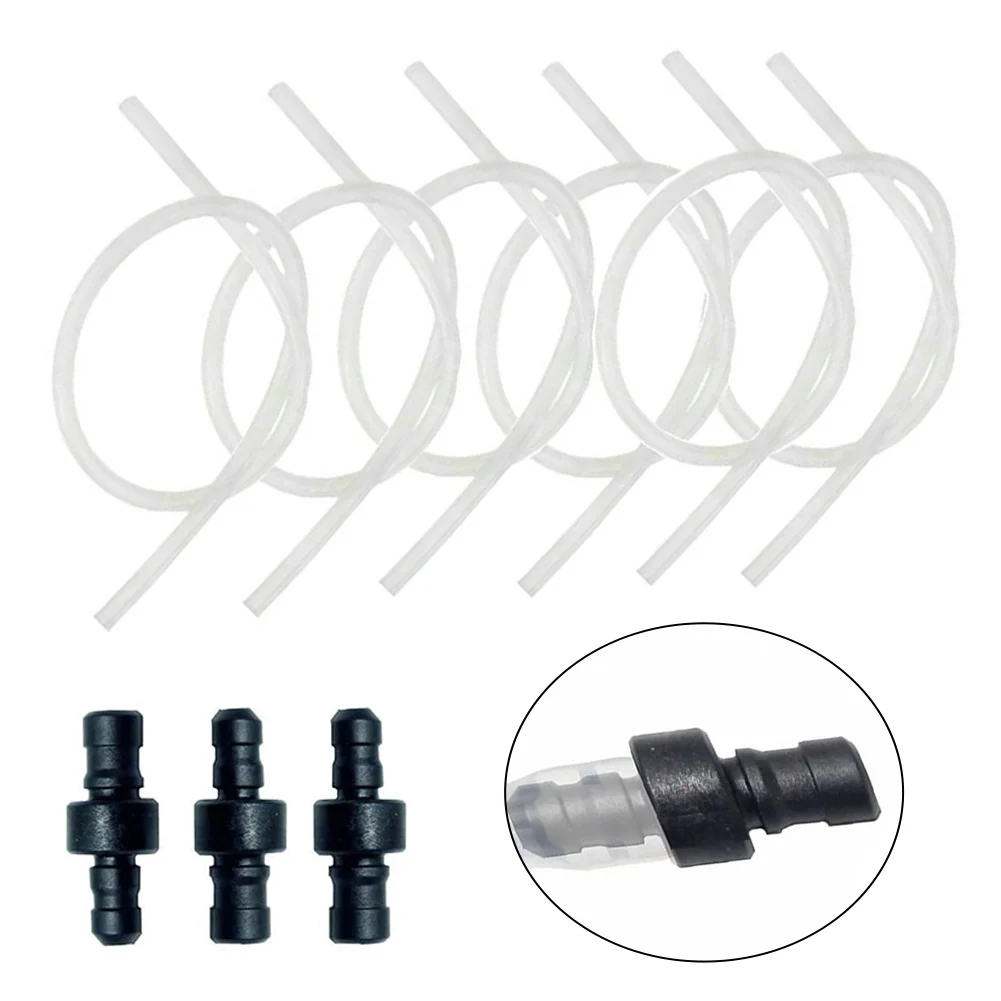 ชุดท่อซิลิโคนสำหรับนม 6 ชิ้นพร้อมจุกเชื่อมต่อที่เข้ากันได้กับรุ่นต่างๆ และหัวฉีดทำฟองนม