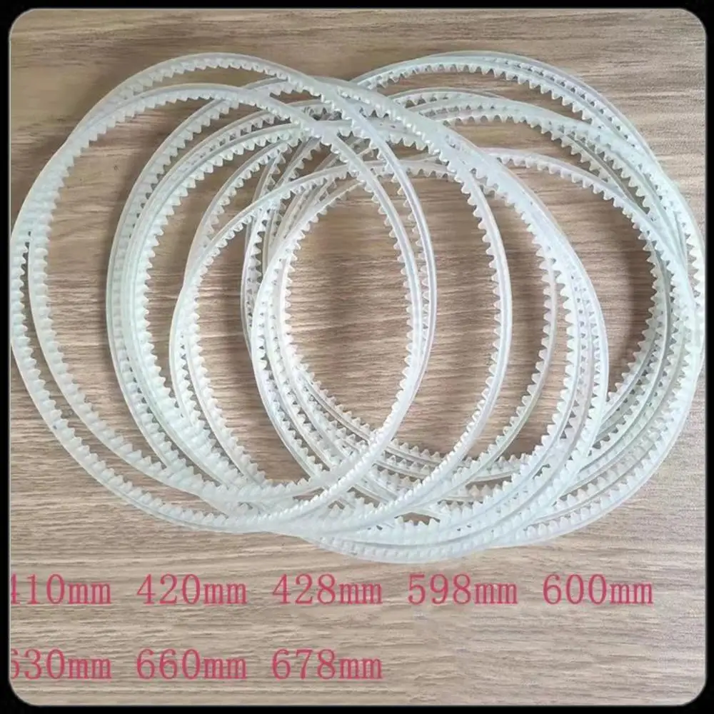 10pcs 410mm 420mm 428mm 598mm 600mm 630mm 660mm 960mm 980mm Gear belt Tooth Belt for FR FRM Continuous Seal Machine Band Sealer