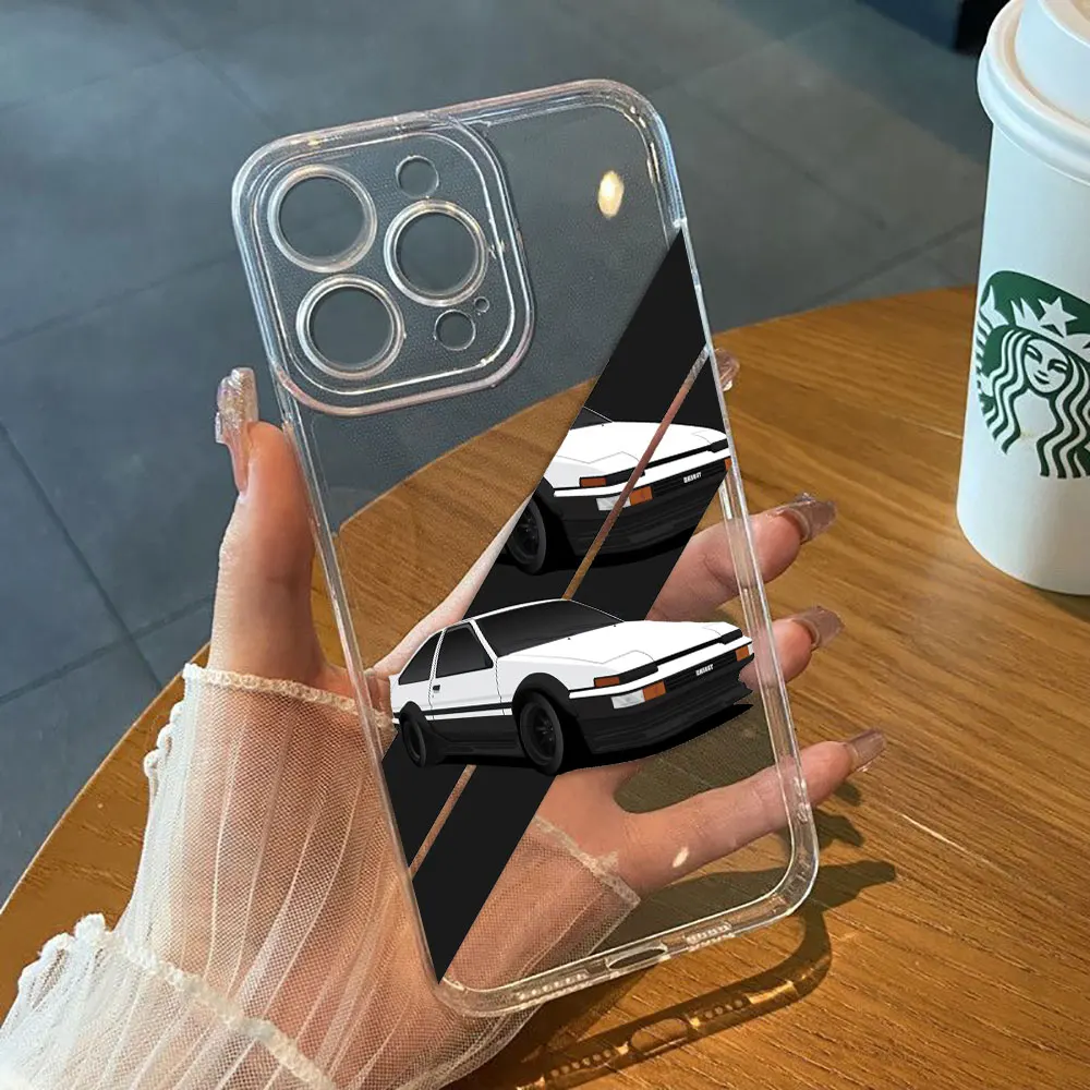 

I-Initial D AE86 Tail Light Vehicle Phone Case For MOTO G9 PLUS PLAY G22 G30 G32 G52 G53 G60 G60S G71 G72 G73 EDGE 40 Clear Case