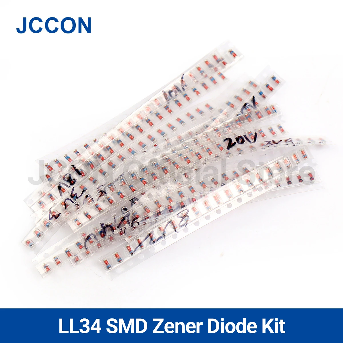 300PcsLot LL34 SMD Zener Diode Kit 12W 3V-24V 1N4148 15Values x 20Pcs Assorstment Kit