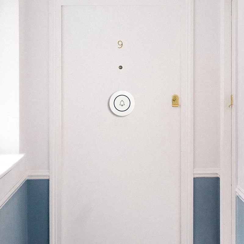 RISE-2X M6 Doorbell กลางแจ้งปุ่มไร้สายสมาร์ท Wifi Doorbell Home Alarm Smart Doorbell ไร้สาย433 Doorbell