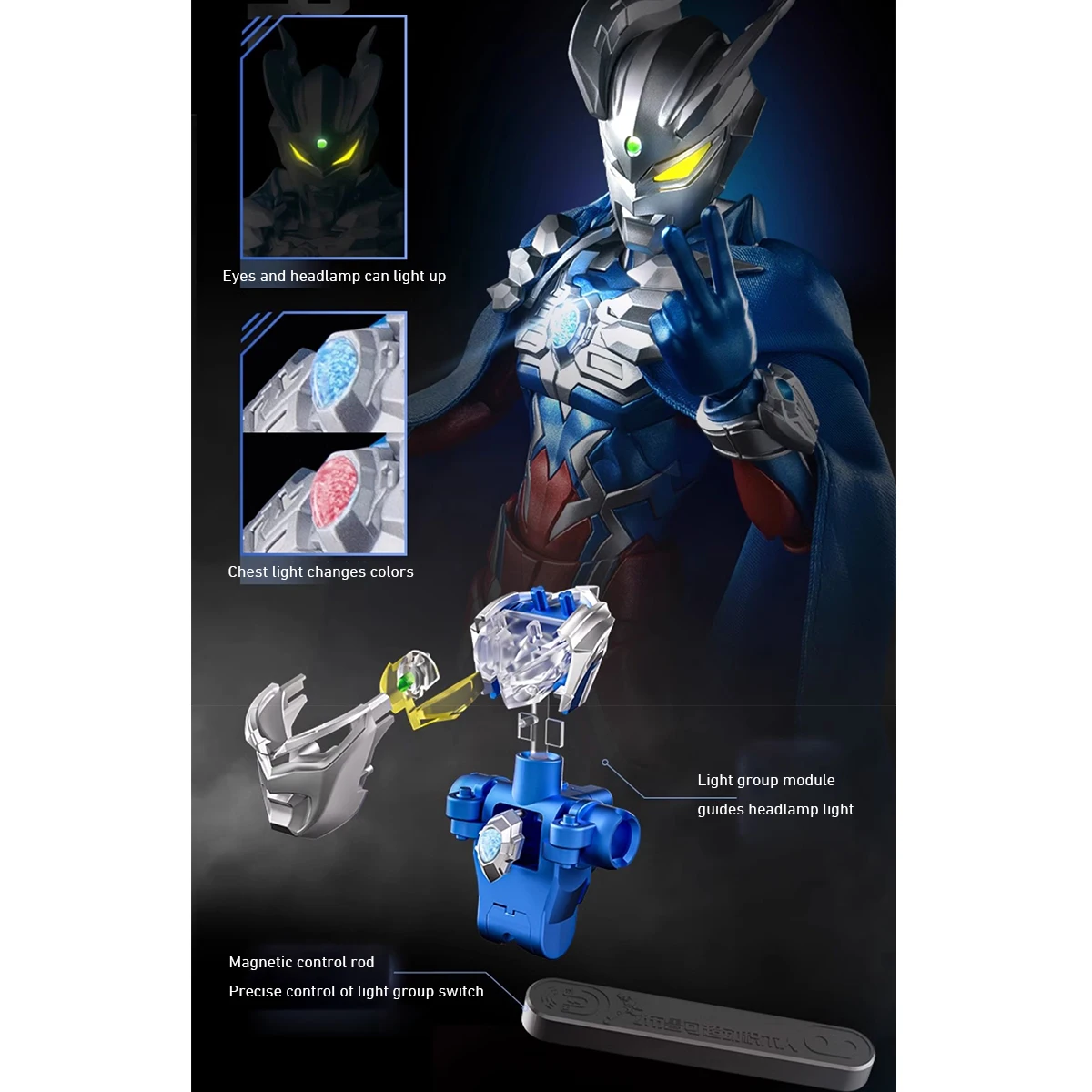 HiPlay Blokees Edisi Ulang Tahun Legendaris - Kit Model Perakitan Ultramen Zero