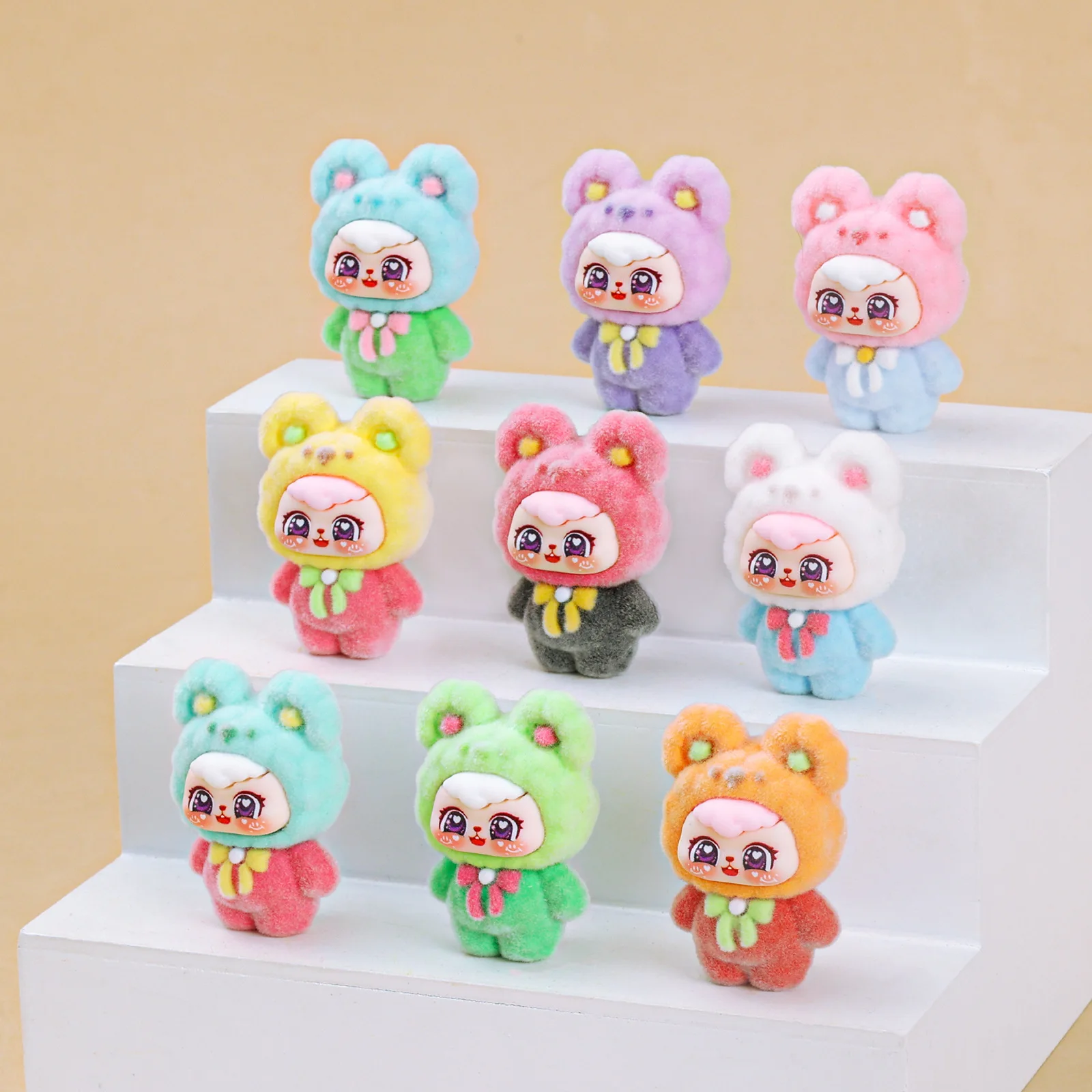 

New teddy bear pajamas, Lili cute doll diy accessories, desktop car mini ornaments, cute doll figurines