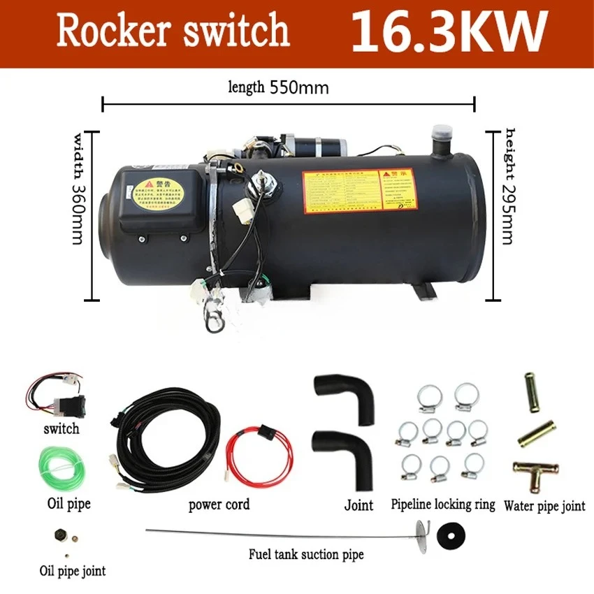16.3KW Air Diesel Engine Preheater Water Heating Machine Preheating Equipment For Car Truck 12V 24V