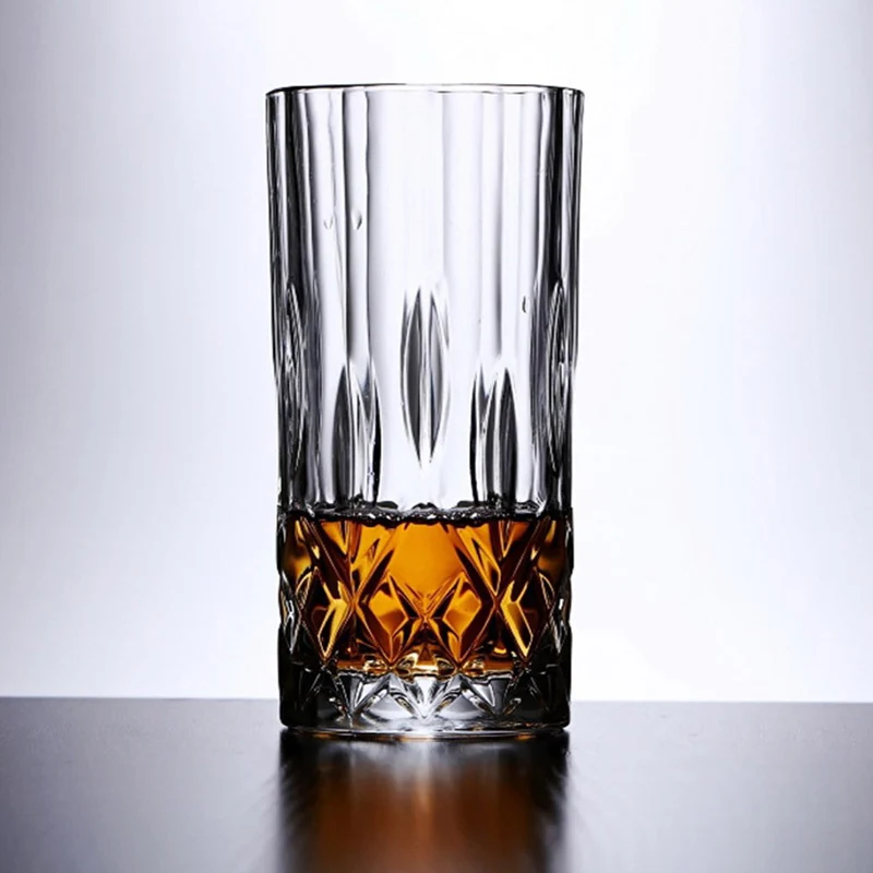 Set da 2 pezzi bicchieri da Whisky in cristallo da 8.6 once 250ml per bicchieri da festa per Scotch Bourbon Cocktail Cognac Tequila Rum Cup