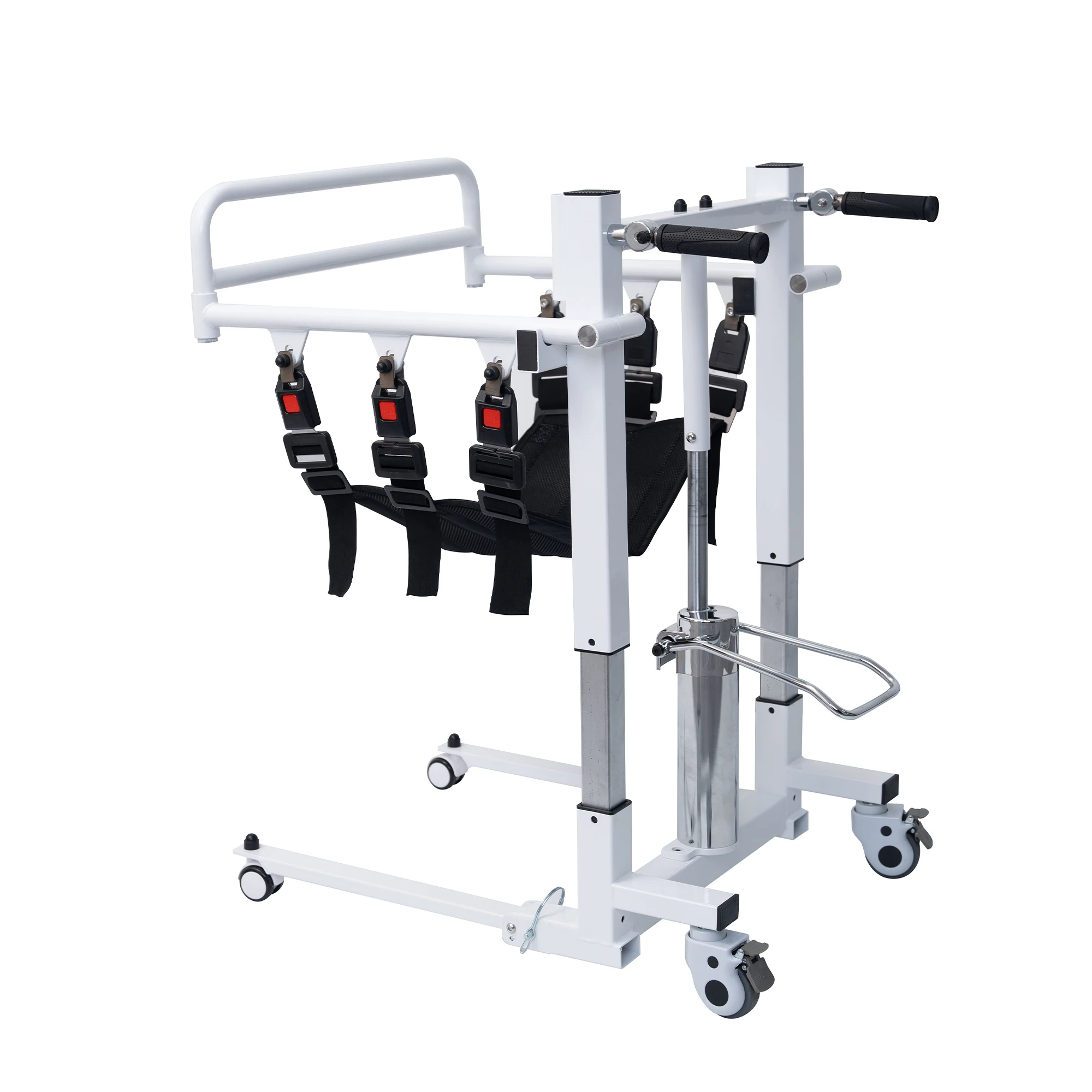 Lift Transfer Chair Elderly Care Device Folding Shower Toilet Bathroom Auxiliary Lifting Commode Chair for Disabled People