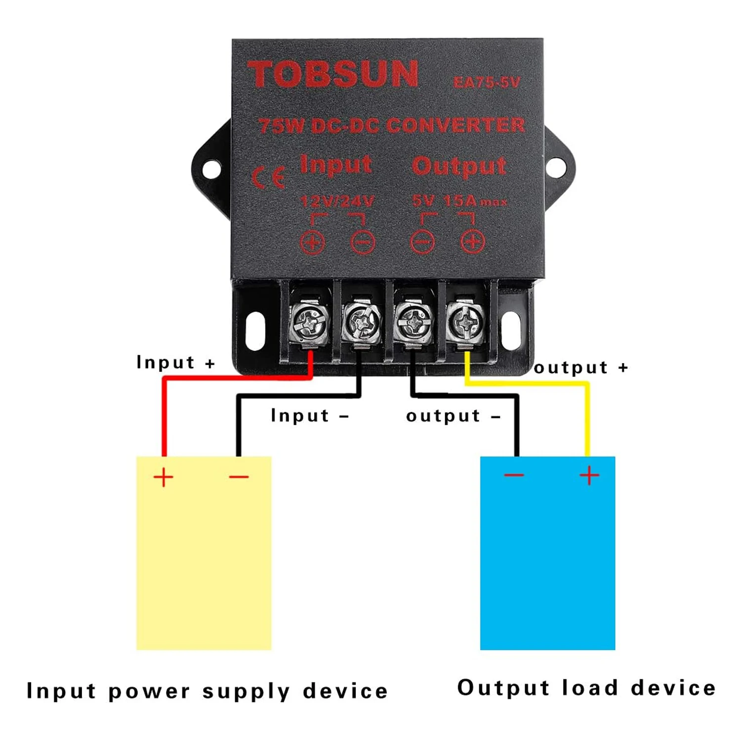 Trasformatore DC DC Converter alimentatore regolatore di tensione Step Down modulo Buck 12V 24V a 5V 3A 5A 10A 15A 15W 25W 50W 75W