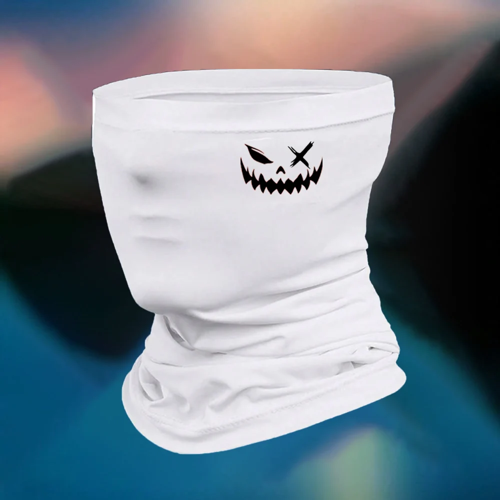 Balaclava Halswärmer Schweißabsorbierende Böser-Lächeln-Halbgesichtsmaske Sommer Atmungsaktive Maske Outdoor Motorrad Halbmaske – Detail 3