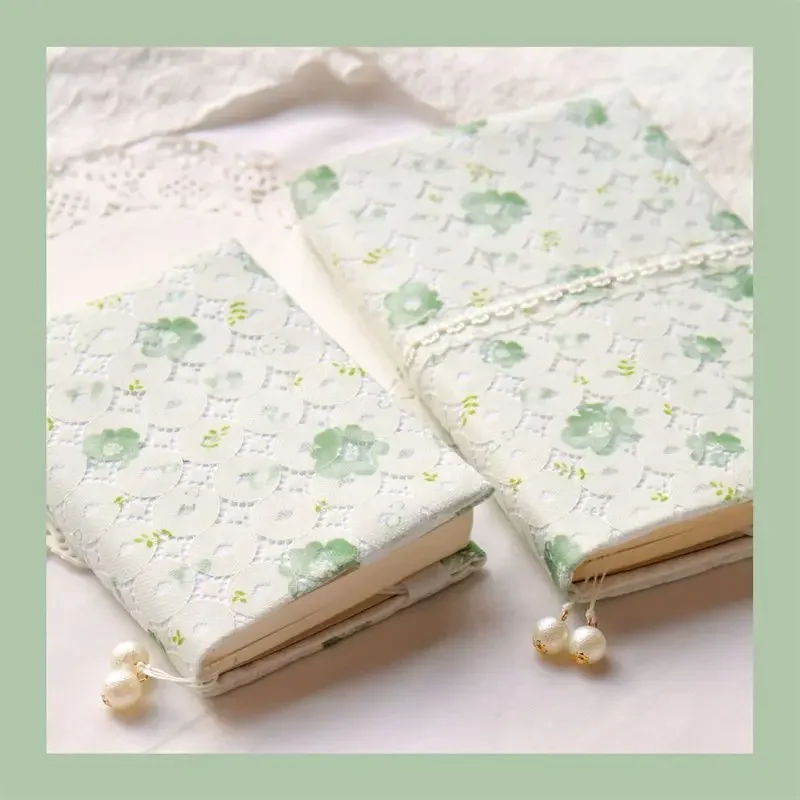 【Spring flowers】Original Handmade A5 A6 Notebook Covers Protector Book Sleeve Crafted Fabric Products Diary Cover,in Stock