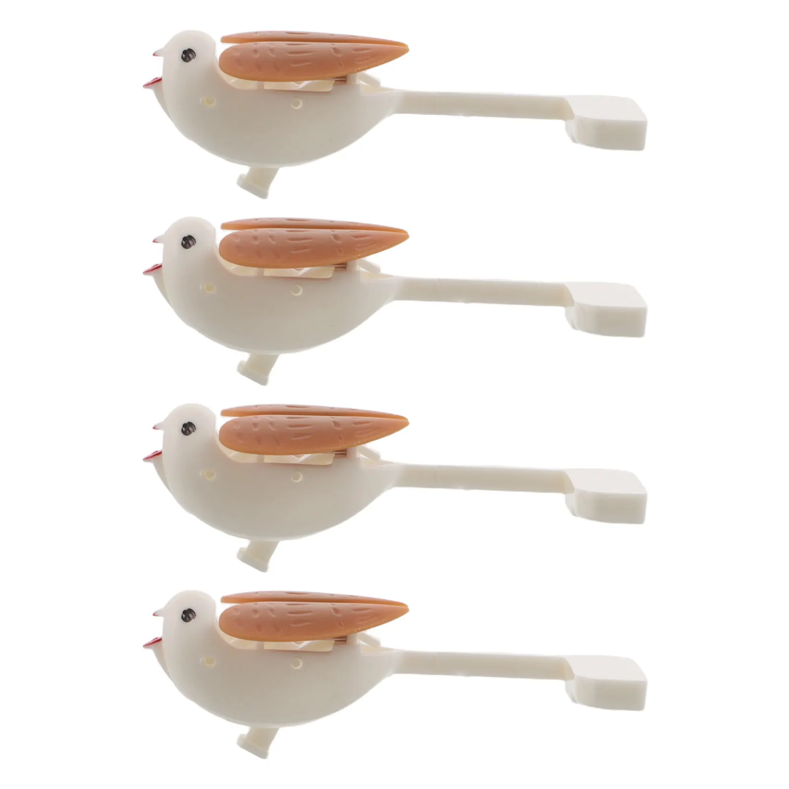 4 Pcs Cuckoo Clock Bird DIY Wall Decorative Singing Part Replacement Repair Supply Retro