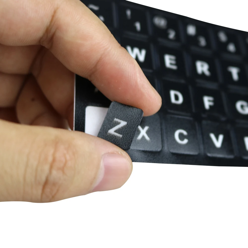 ملصق مفتاح لوحة المفاتيح لأجهزة الكمبيوتر المحمول والكمبيوتر المحمول وملصق جلدي لسطح المكتب الروسية الكورية والعربية والتايلاندية واليابانية والإيطالية