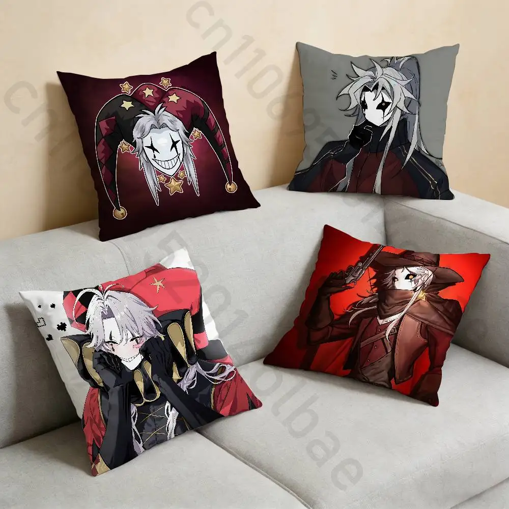 

F-Freak P-Pierrots Circus Creative Round Pillow Case Sofa Living Room Bedroom Headboard Backrest Cushion Square Cushion Nap Time