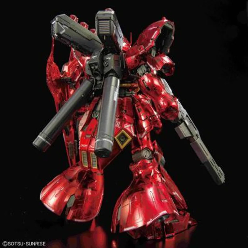 Bandai – KIT de modèles originaux GUNDAM RG SAZABI, placage de noyau mécanique, modèle d'assemblage de figurines d'action, jouets, modèles cadeaux pour garçons, 1/144