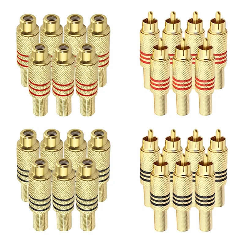 4/10Pcs Gold Rca Ma…