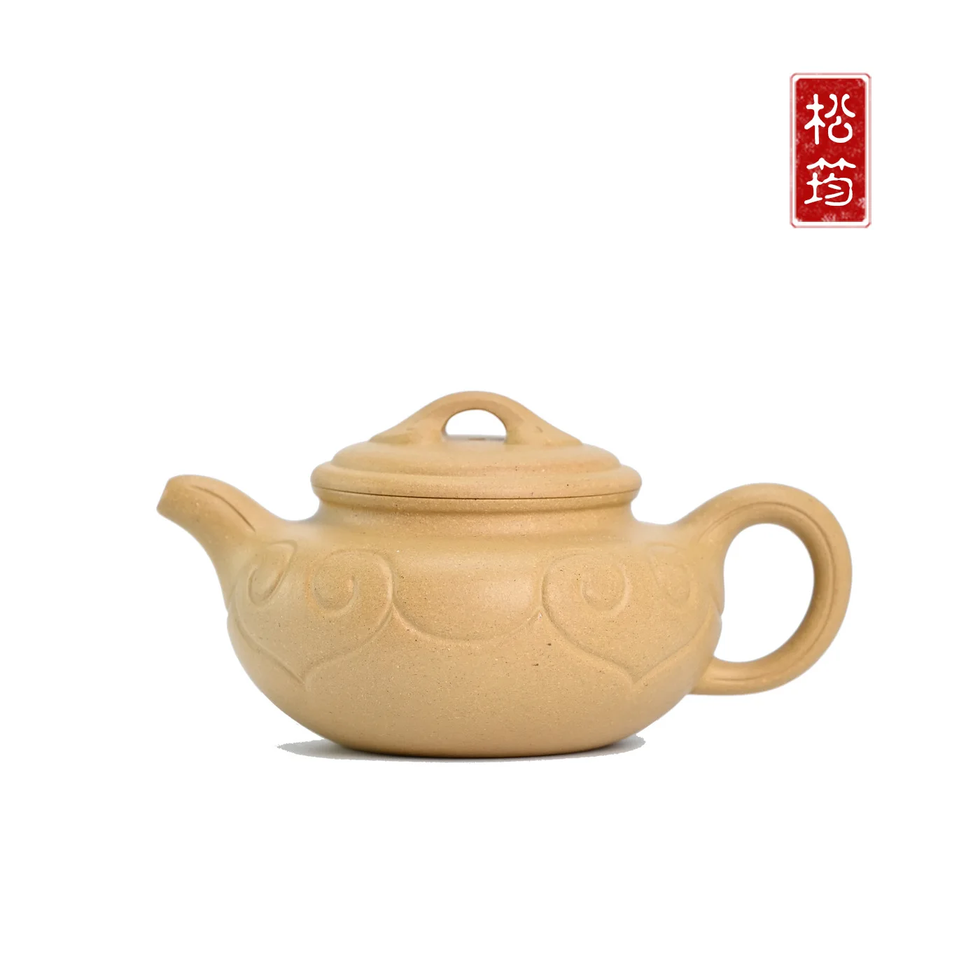 Original Mine Ben Shan Green Clay Pure Handmade Thin Body Ruyi Antique Yixing Zisha Teapot Kung Fu Brewing Pot Tea Set 290ML