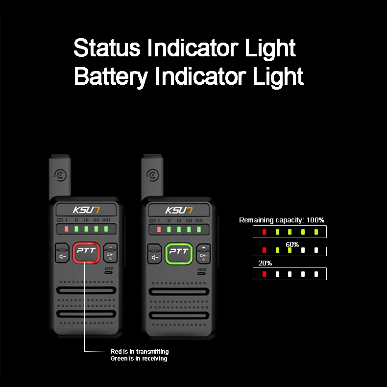 KSUN NEW M10 2台セット 超薄型UHF暗号化トランシーバー 長距離双方向無線 アウトドアハンティングキャンプ用