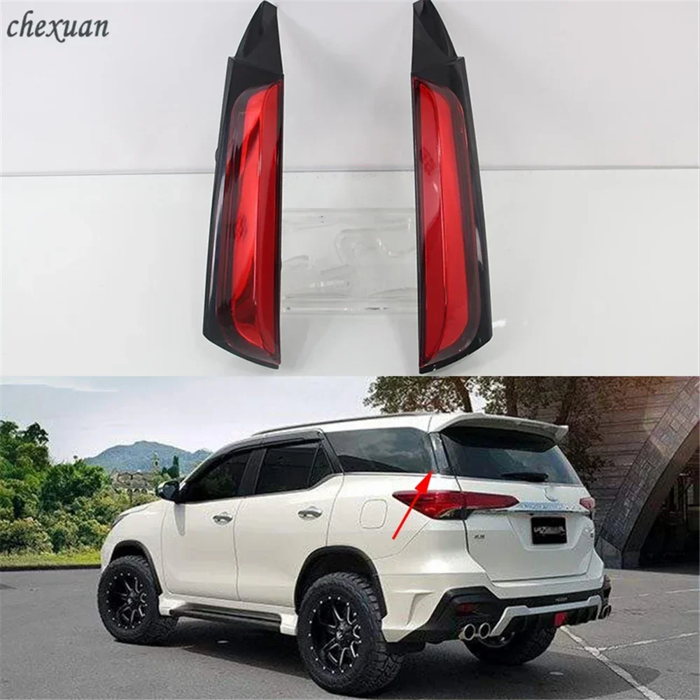 New！ 2PCS For Toyota Fortuner 2015 2016 2017 2018 2019 2020 Led Rear Reflector Driving Taillight Brake Lights Rear Bumper Lamp