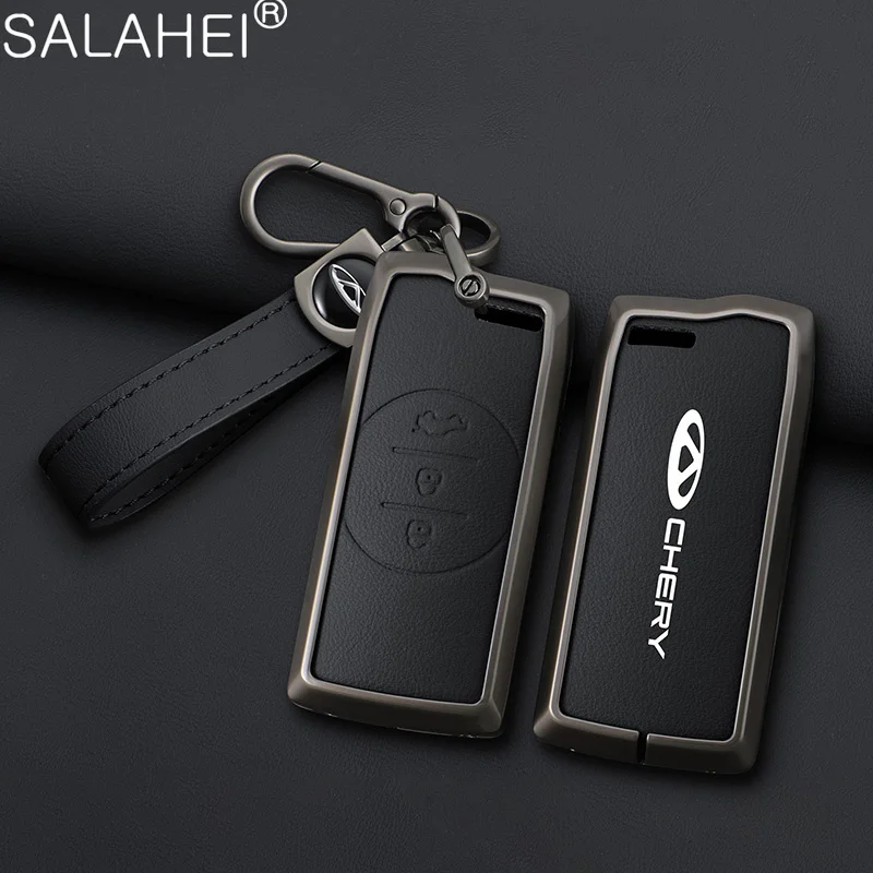

Zinc Alloy Car Key Case Cover Shell Holder For Chery Tiggo 7 pro 8 Pro Exeed Tiggo 2 3x Arrizo 5 Pro Gx 5x EQ7 Tiggo 4 Accessory