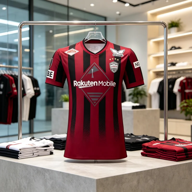 Nouveau Maillot de Foot Vissel Kobe Été 2026 pour Hommes et Femmes, T-shirt de Supporter Sportif à Séchage Rapide et Respirant, Vêtements de Sport pour Famille et Enfants