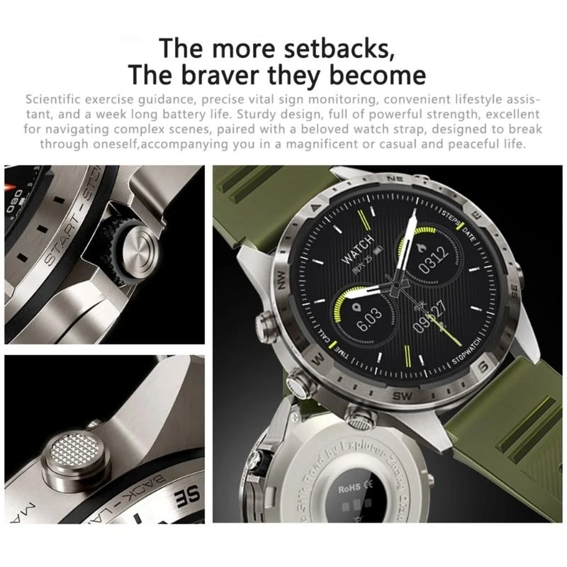 Sports Smartwatch Sleep Monitor Watch Assistant Fitness