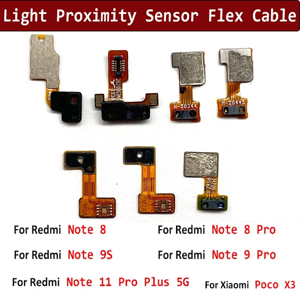 NEW Promixity Light Touch Sensor Sensing Flex Cable For Xiaomi Poco X3 Redmi Note 11 Pro Plus 5G 8 9 9S