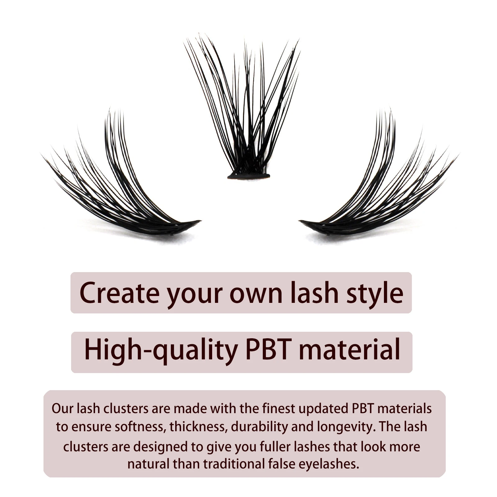 LINYAGSSE 30D 40D 0.07 60 pcs 3 rows Self-Grafting Cluster Lashes Natural Mink Eyelash Individual Extension Lashes Makeup Cilias