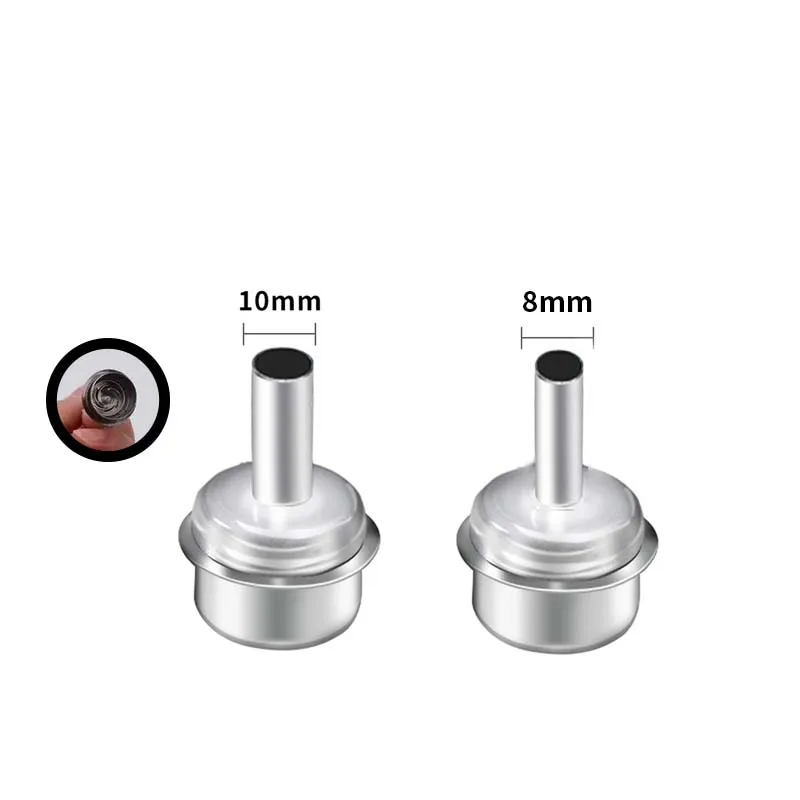 2 pezzi Set ugello pistola ad aria calda di alta qualità 8MM/10MM ugello ciclone per stazione di saldatura rapida 861DW