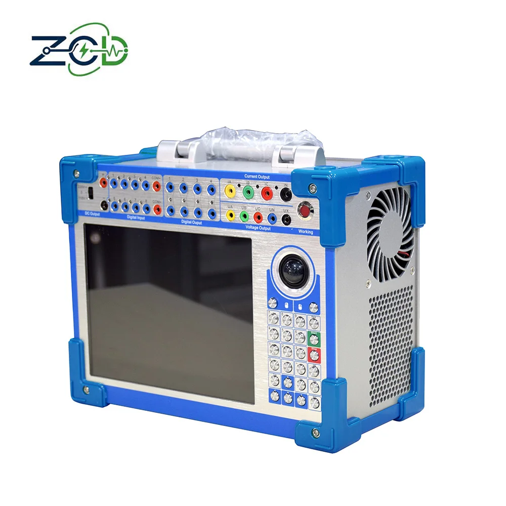 ZCL-S903G Automatic 3 Phase Relay Protection Tester High Accuracy Micro Computer Secondary Current Injection for 1 Year